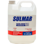 ÁLCOOL LÍQUIDO 70° INPM ANTISSÉPTICO 5L DESINFETANTE Caixa com 4 un