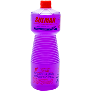 ÁLCOOL LÍQUIDO 46,2° LAVANDA 1L DESINFETANTE Caixa com 12 un